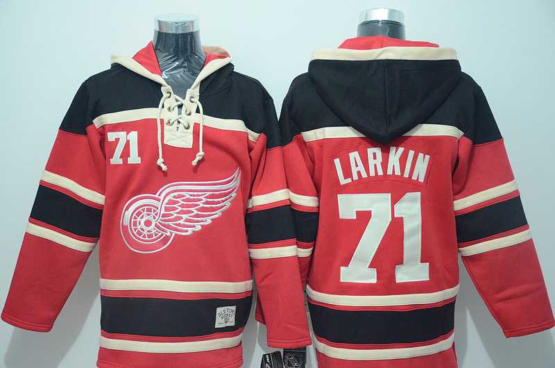 Detroit Red Wings #71 Dylan Larkin Red Stitched Hoodie,We sell and wholesale Detroit Red Wings #71 Dylan Larkin Red Stitched Hoodie on line form chian!